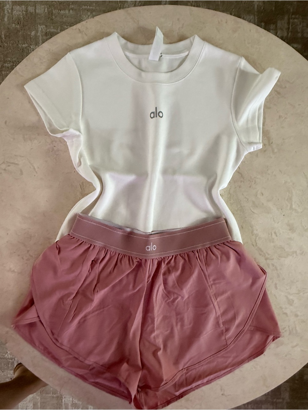 Alo High-Waist Legging in Dusty Rose
